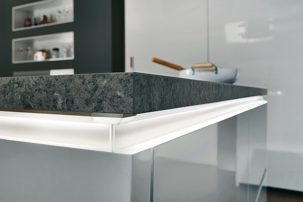 Aluminium handle profile