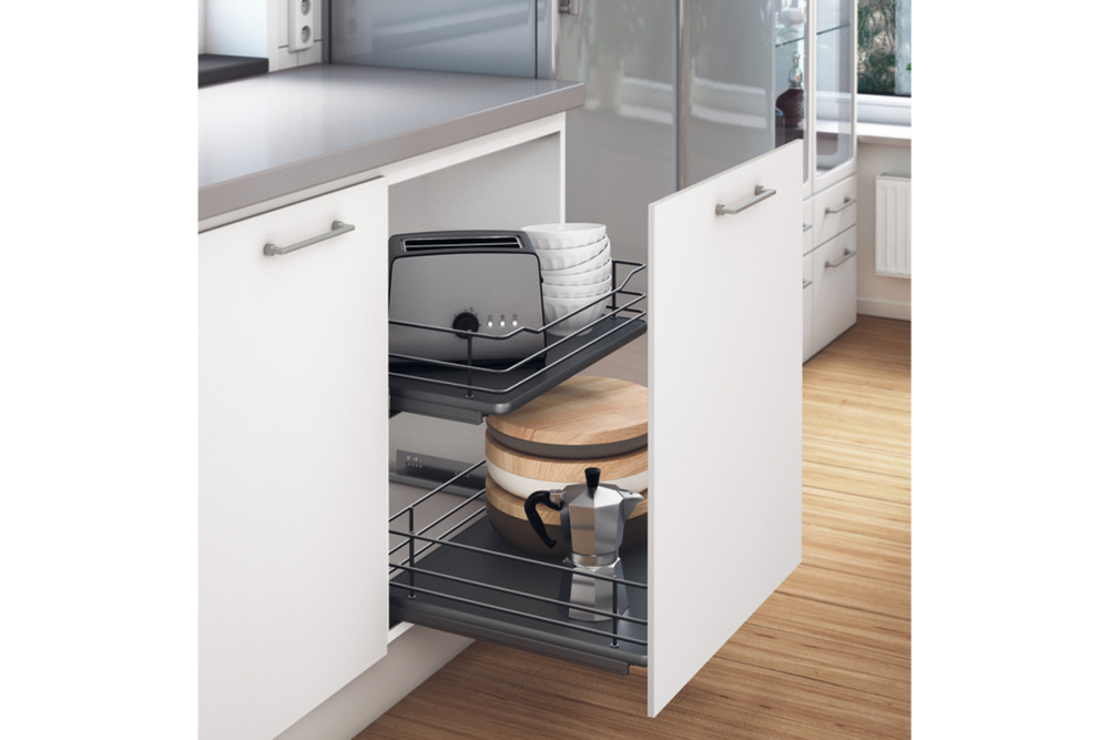 Base unit internal drawer box with railing, Häfele, with base