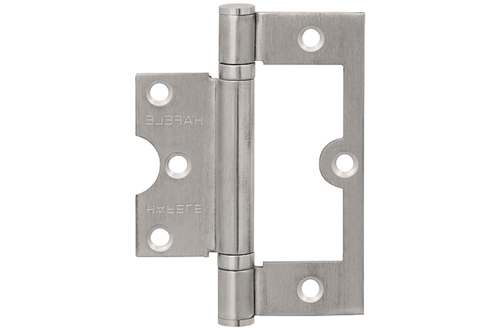 Butt hinge, for flush mounting, size 102 mm
