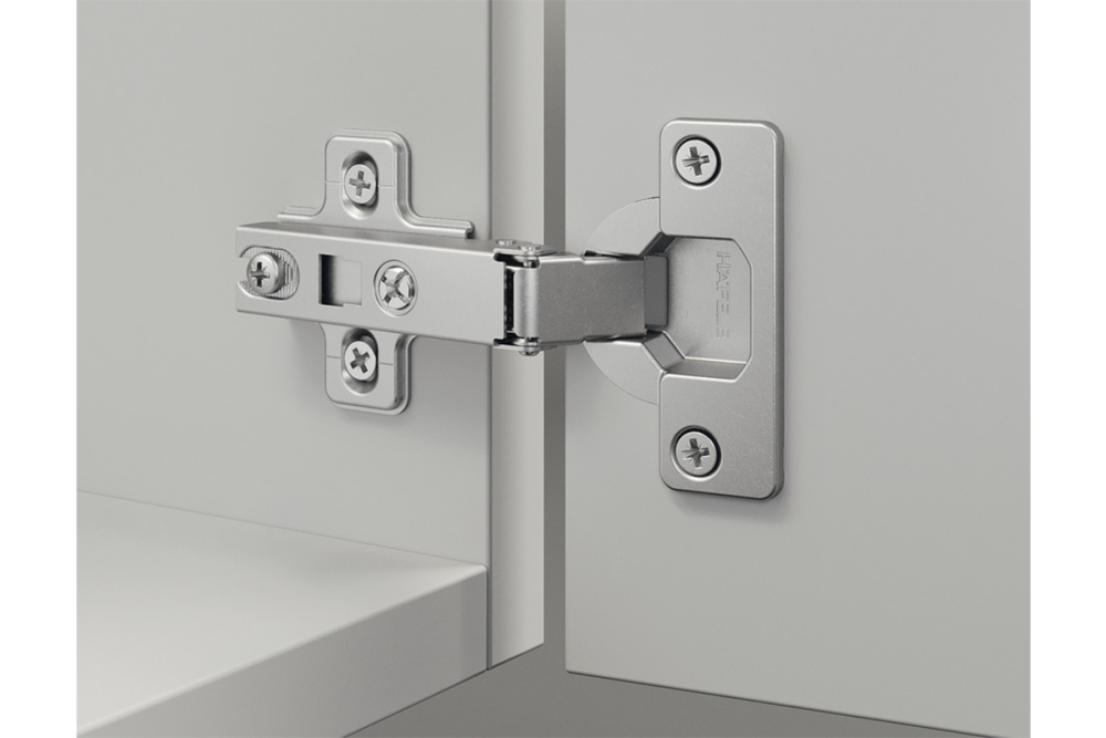 Concealed hinge, Häfele Metalla 310 A 110°, full overlay mounting
