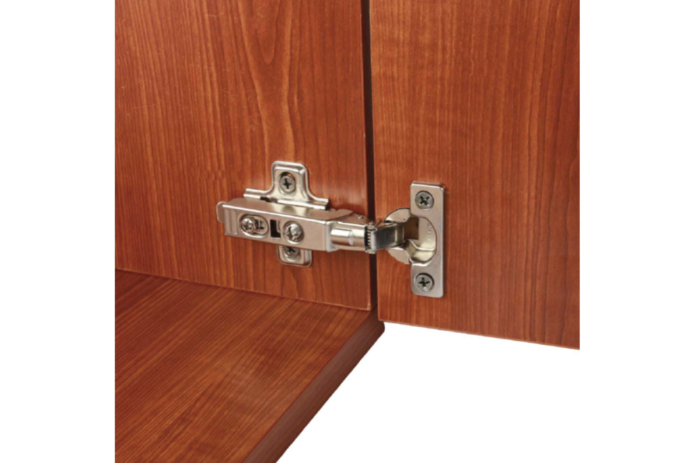 مفصلة مخفية، Häfele Metalla SM بزاوية فتح 95°، صغيرة – تثبيت تغطية كاملة، بآلية إغلاق ناعم