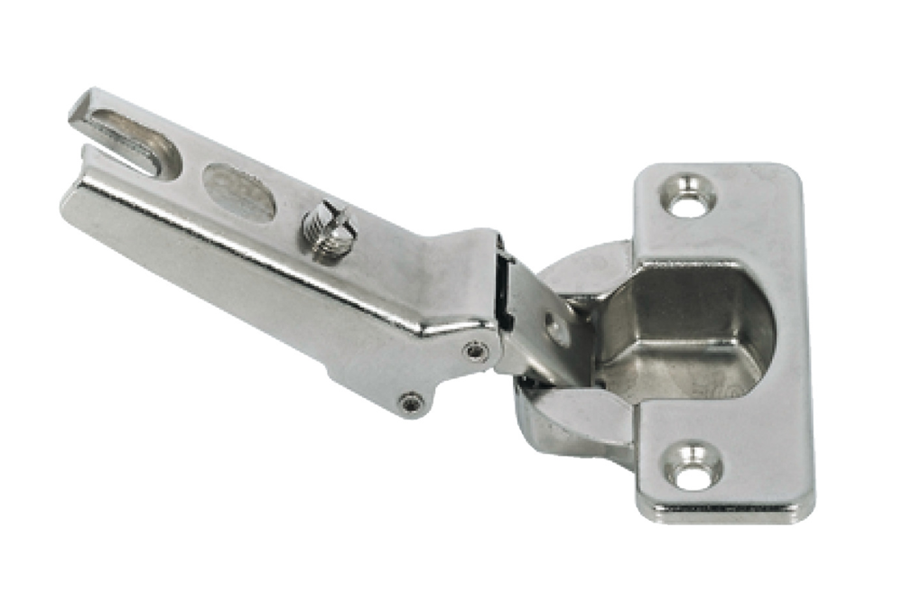 Concealed hinge, Häfele Metallamat A 92°, for -45° corner application