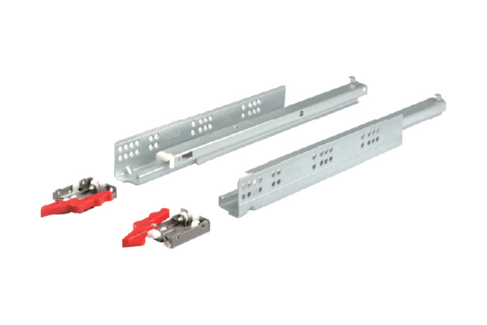 Concealed runner, Häfele Matrix Runner UM A30, full extension, load bearing capacity up to 30 kg