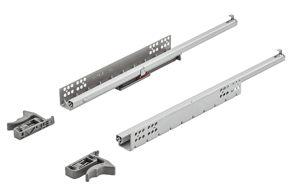 سكة سحب خفية، Häfele Matrix Runner UM S25، امتداد مفرد، قدرة تحميل حتى 25 كغم