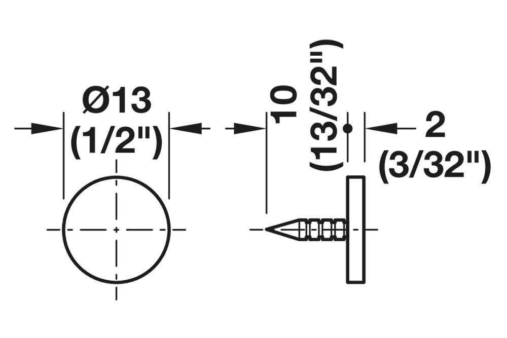 Counterplate, for magnetic pressure catch wooden door, for knocking in