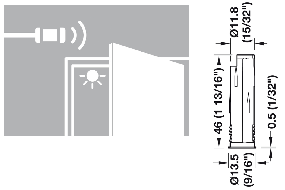 حساس باب كهربائي – Door Sensor Switch