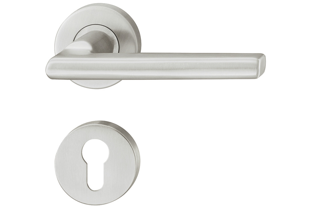 Door handle set, Stainless steel, Startec, model LDH 2181, grade 2