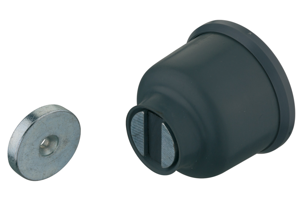 Door stop, For wall mounting, Magnetic, Pull 20 kg