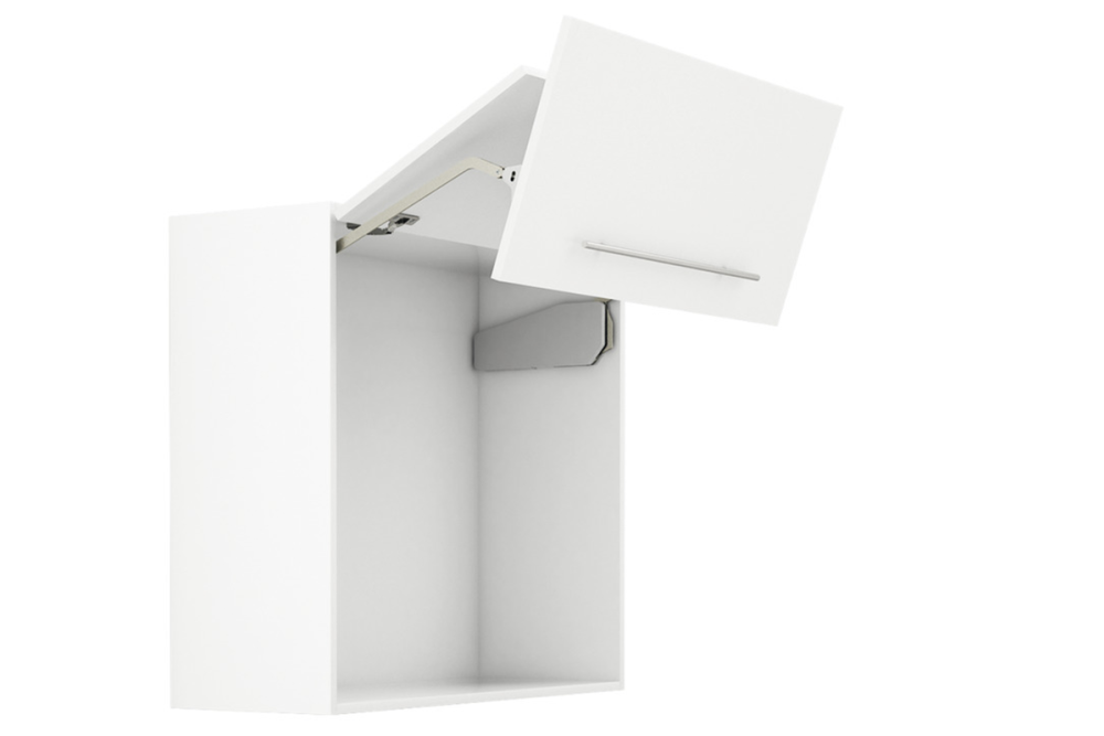 Double flap lift-up fitting, Free fold for flaps made from wood or with aluminium frame