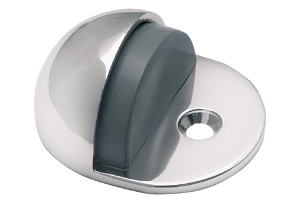 Floor mounted door stop, brass, for screw fixing, Startec