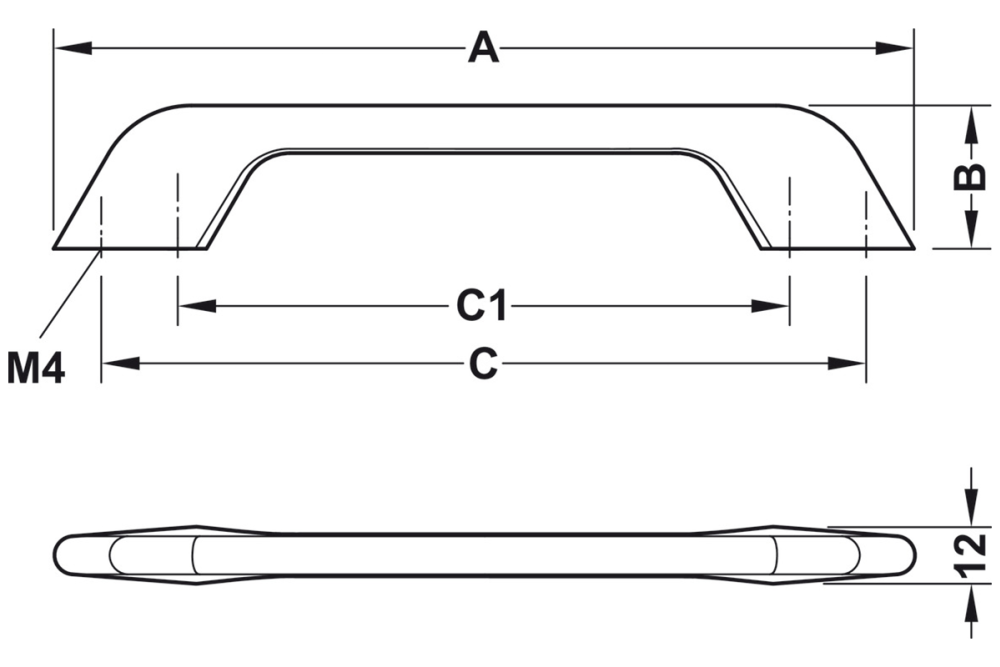 Furniture Handle, H1510