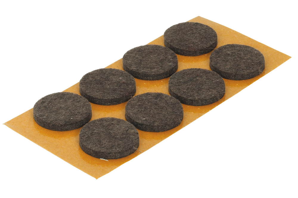 Furniture glide, round, self-adhesive, synthetic felt