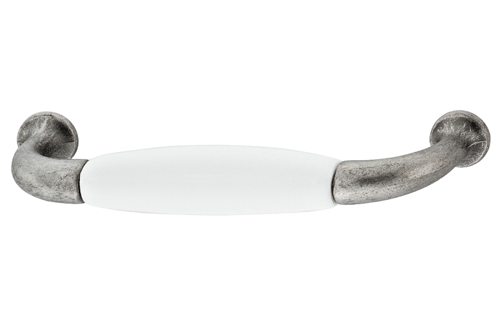 Furniture handle, Bow handle, porcelain