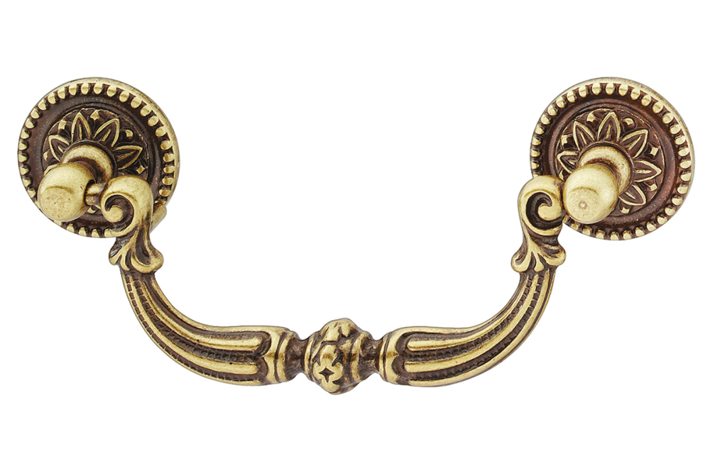 Furniture handle, Drop pendant handle, brass