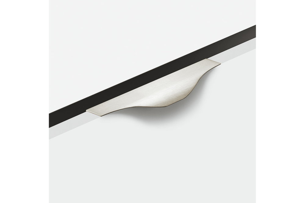 Furniture handle, Edge pull handle, aluminium