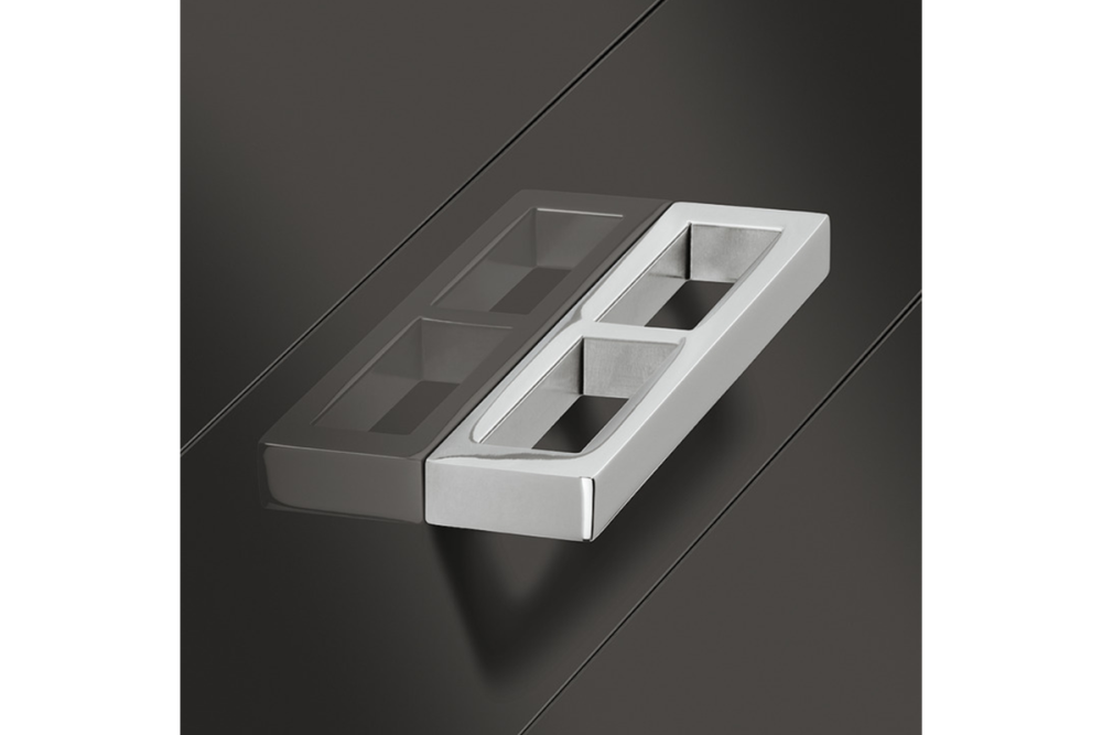 Furniture handle, Finger Pull Handle, Zinc Alloy, Width 104 Mm, Straight-Edged, Häfele Déco H1320