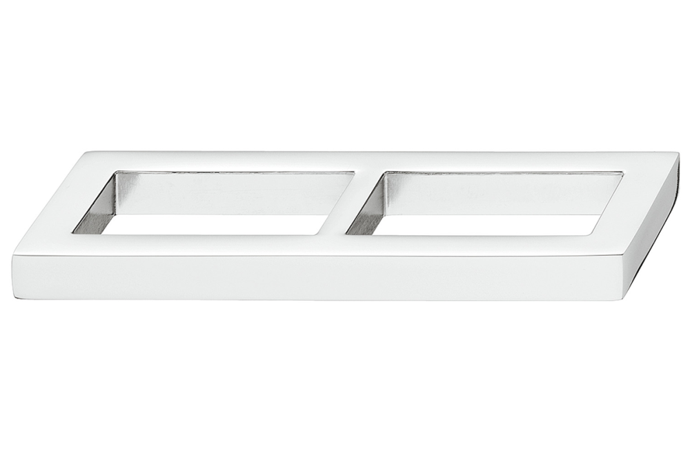 Furniture handle, Finger Pull Handle, Zinc Alloy, Width 104 Mm, Straight-Edged, Häfele Déco H1320