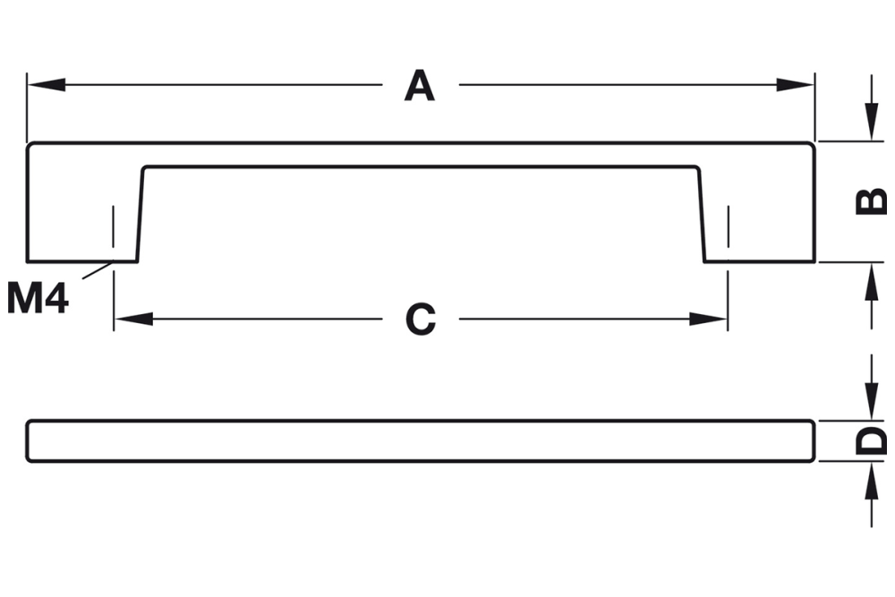 Furniture handle, Urban
