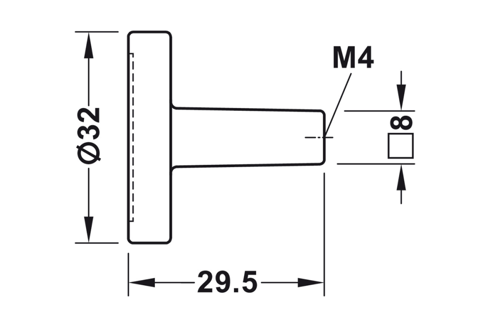 Furniture knob, Häfele Déco, Model H2175, Trend, Häfele Déco, model H2175