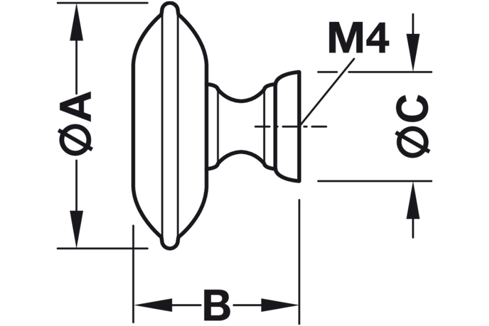 Furniture knob, Traditional