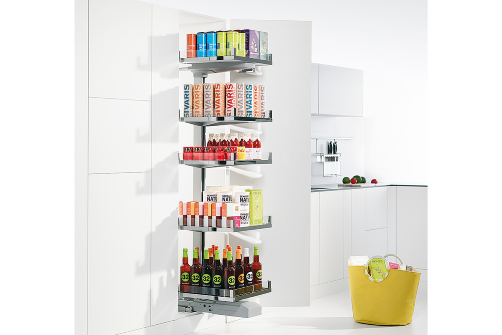 Hook-in shelf, with height extension panel