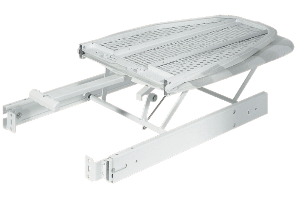 Ironing board, Ironfix, for installation behind drawer front panel
