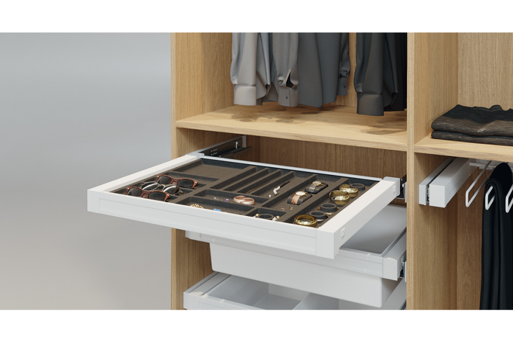 Jewellery insert, For Häfele Dresscode pull out frame