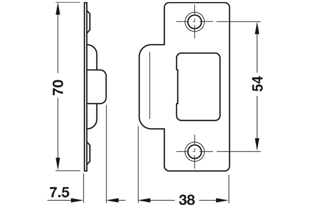 Knob lockset, light duty version, Startec