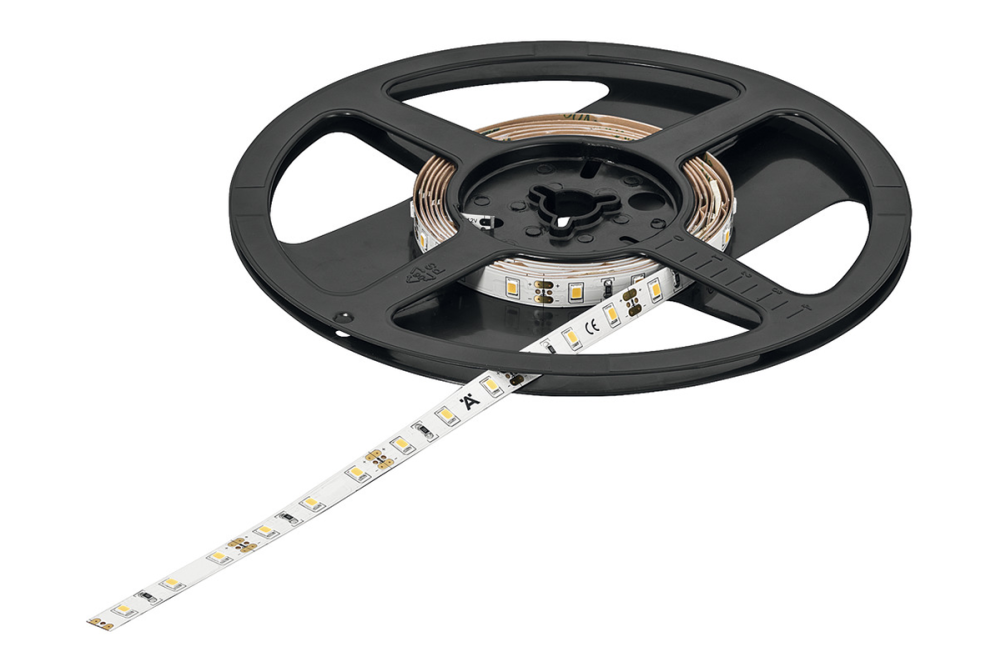 LED strip light, Häfele Loox5 LED 2062 12 V 8 mm 2-pin (monochrome), 60 LEDs/m, 4.8 W/m, IP20