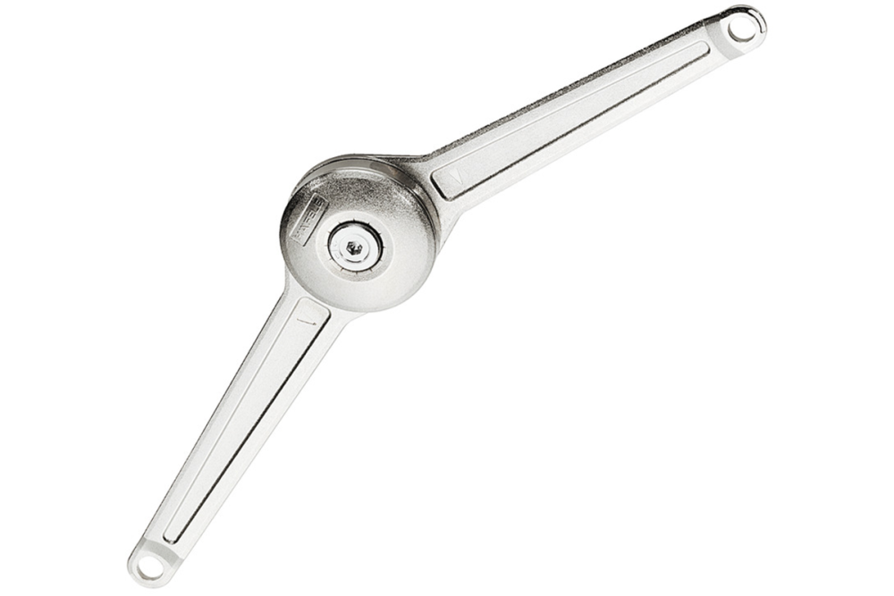 Lid stay/flap stay, Häfele Duo forte, individual fitting