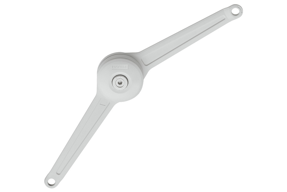 Lid stay/flap stay, Häfele Duo forte, individual fitting