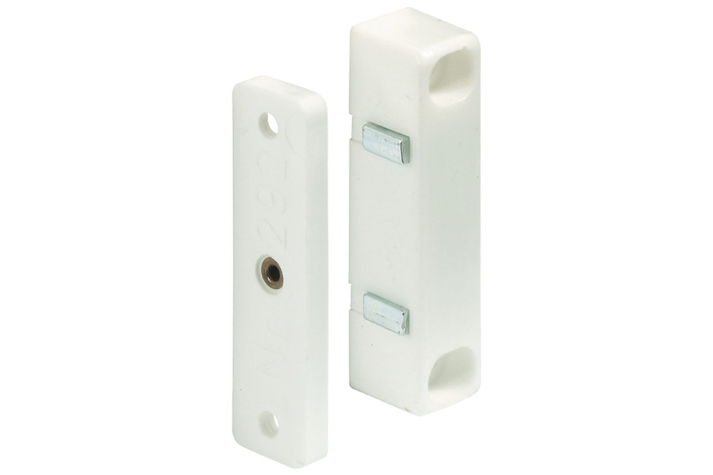 Magnetic catch, pull 3.0–4.0 kg, for screw fixing, square