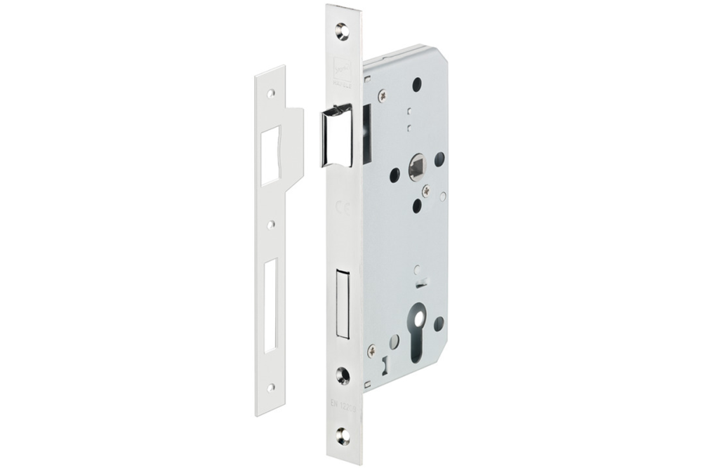 Mortise lock, for hinged doors, Startec, grade 3, profile cylinder