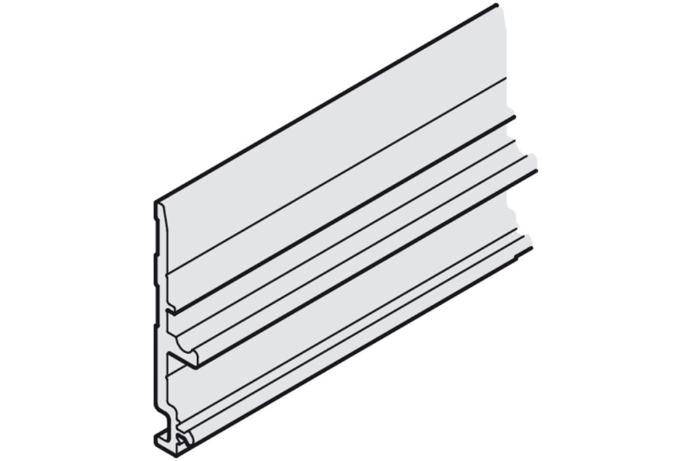 Mounting rail, for Slido D-Line41 50X and 80X, pre-drilled