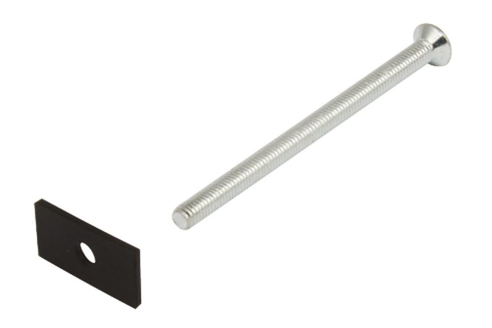 Mounting set, stainless steel, Startec, for Carlo door handle