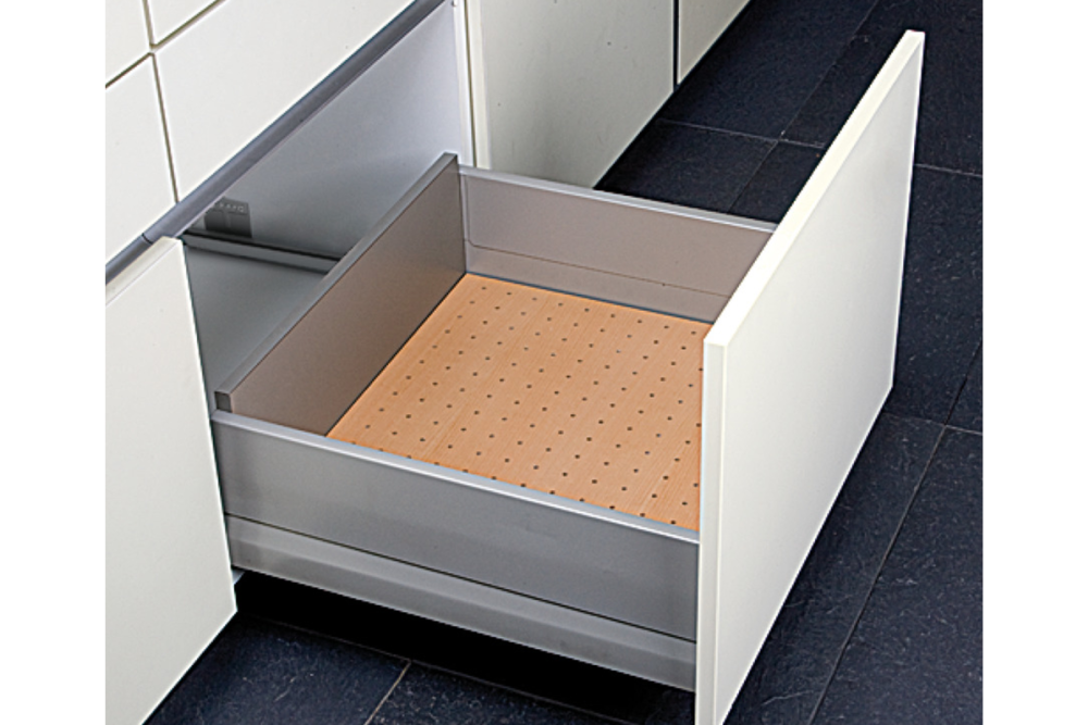 Perforated board insert, Häfele Matrix Box P, wood, for pull out for door front fixing