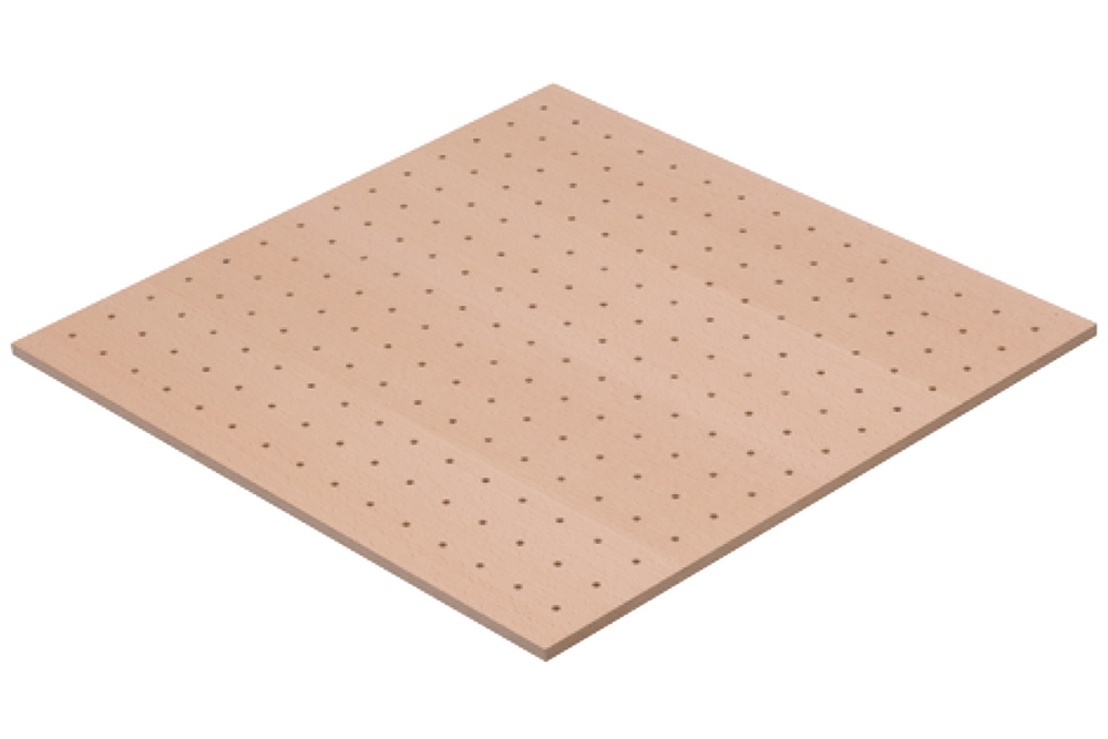 Perforated board insert, Häfele Matrix Box P, wood, for pull out for door front fixing