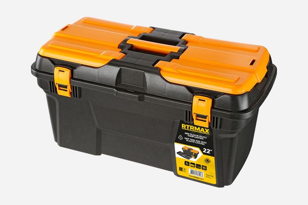Grip Tool Box With Plastic Latches