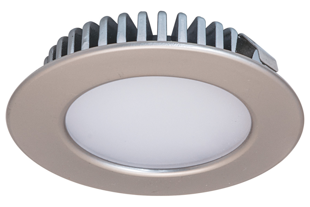 Recess/surface mounted downlight, Häfele Loox LED 2020 12 V drill hole ⌀ 55 mm zinc alloy