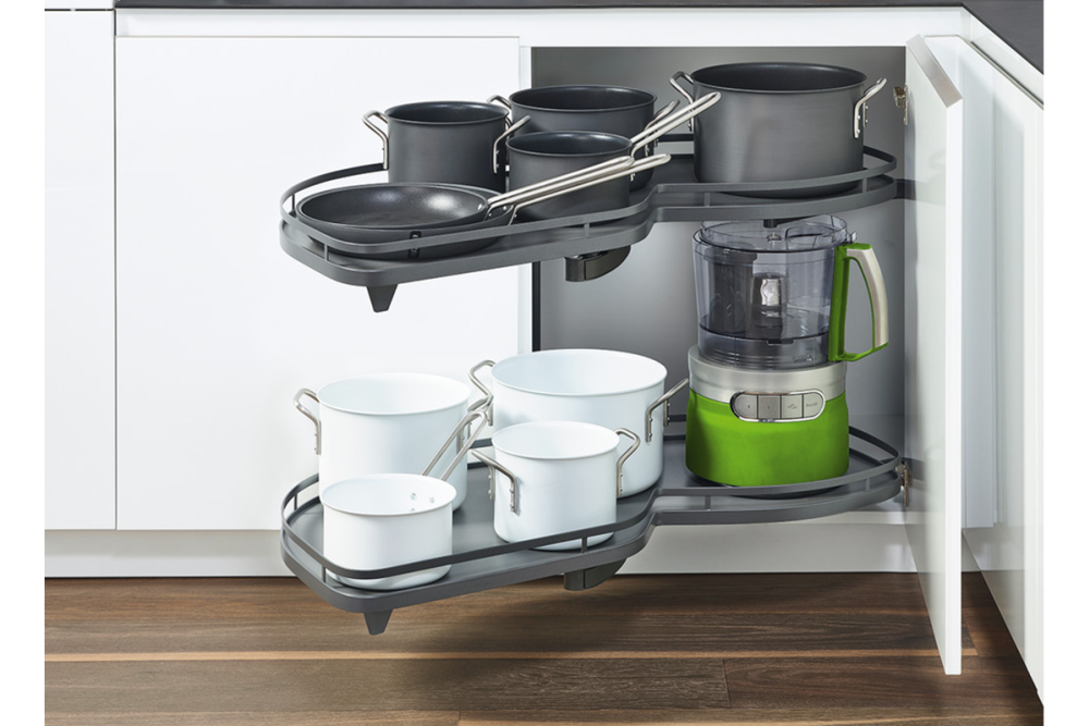 Set of shelves, Kesseböhmer LeMans Corner cabinet half circle carousel fitting