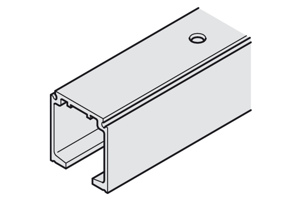 مسار تشغيل مفرد، مُثقّب مسبقًا، العرض × الارتفاع: 31 × 33 مم