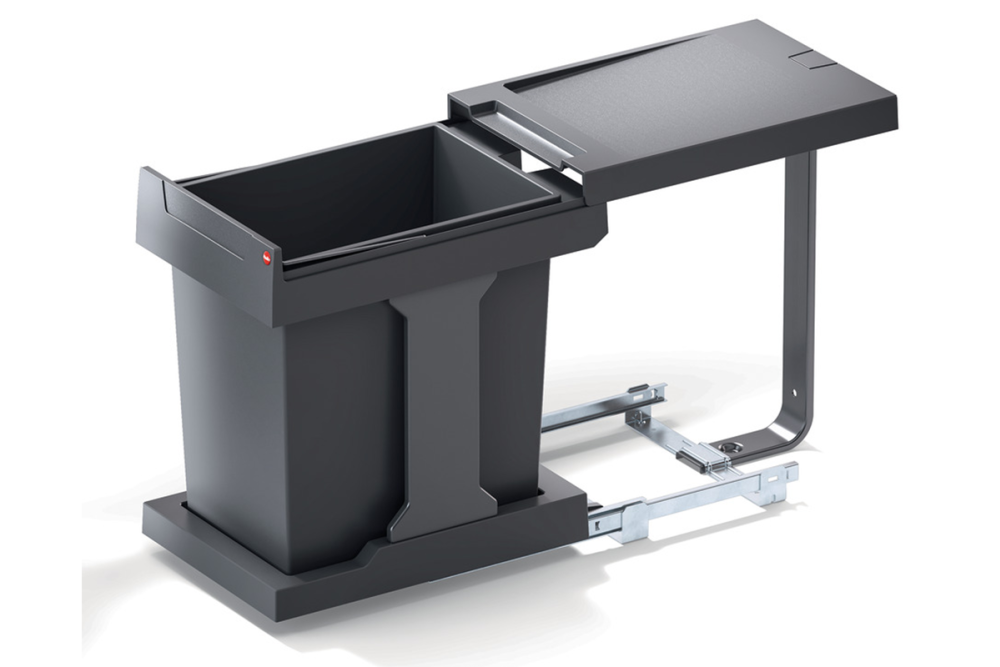 Single waste bin, 20 litres, Hailo Solo 3635-01