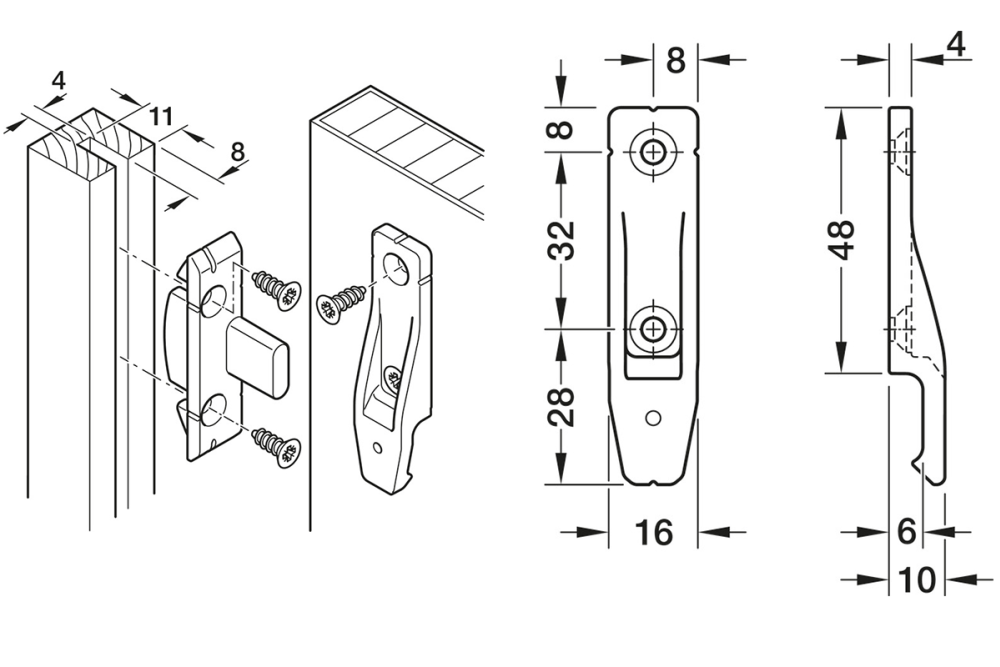 قطعة تعليق – عنصر لوح (Suspension Fitting, Panel Component)