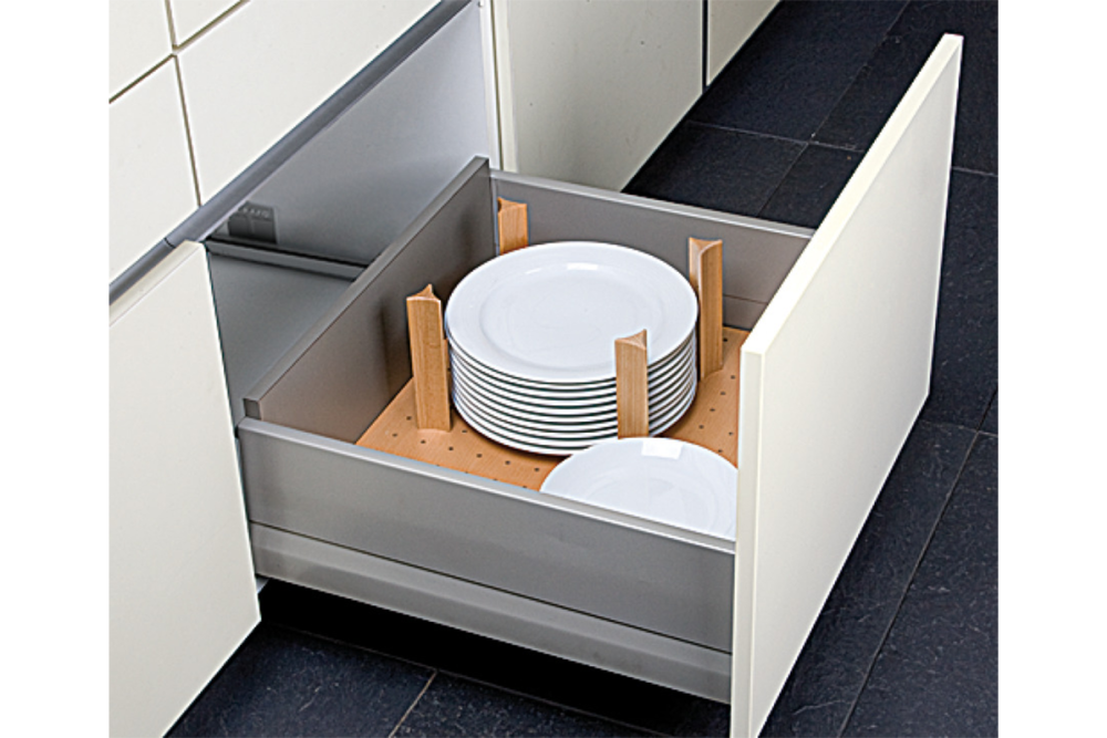 Perforated board insert, Häfele Matrix Box P, wood, for pull out for door front fixing