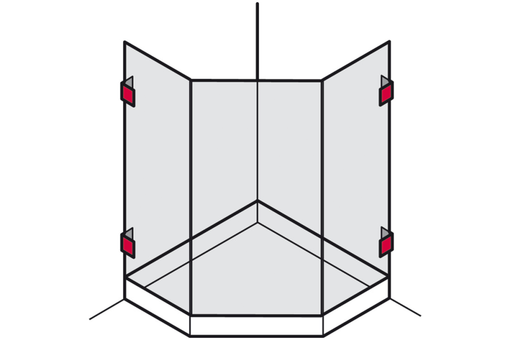 Tumbler holder, with bracket, Aquasys