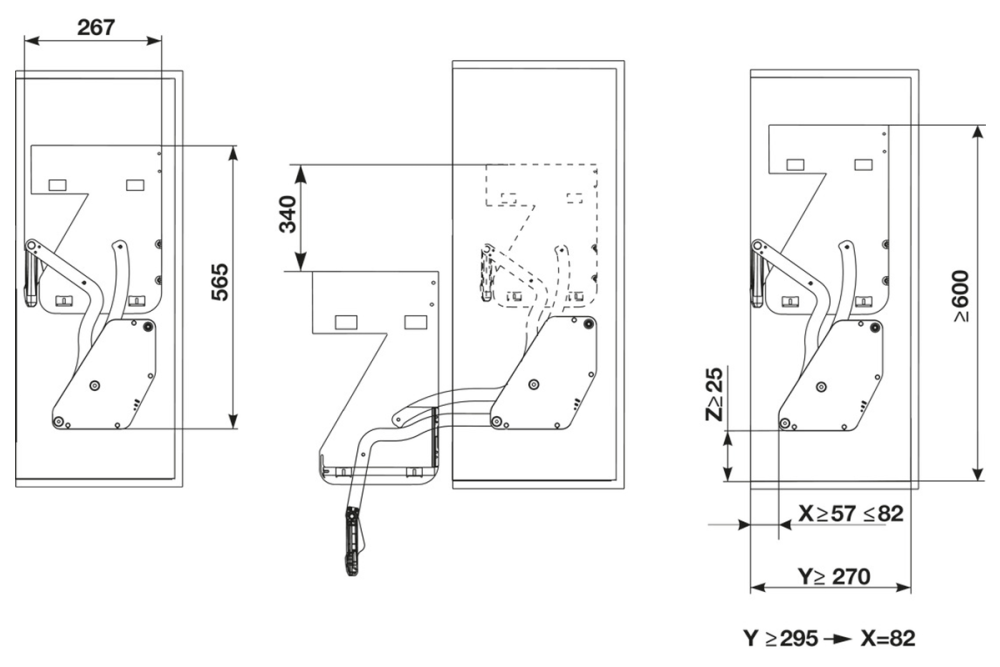 Wall unit lift, Kesseböhmer iMove