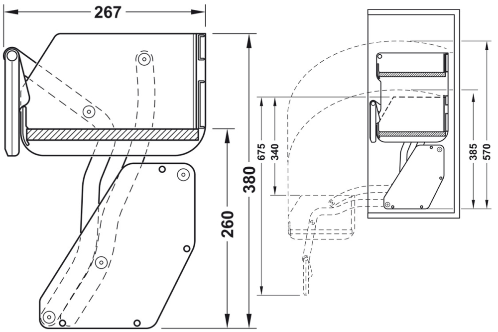 Wall unit lift, Kesseböhmer iMove