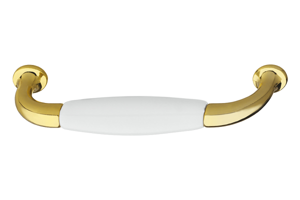 مقبض أثاث، مقبض قوسي (Bow Handle)، خزف (Porcelain)