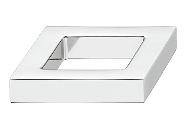 مقبض أثاث، مقبض سحب بالأصابع، حواف مستقيمة، سبائك الزنك، Häfele Déco H1320