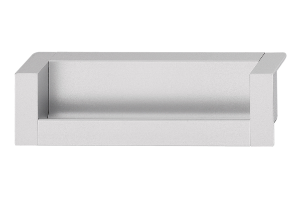 مقبض مدمج، من الألمنيوم، أطراف من سبائك الزنك، بشكل U